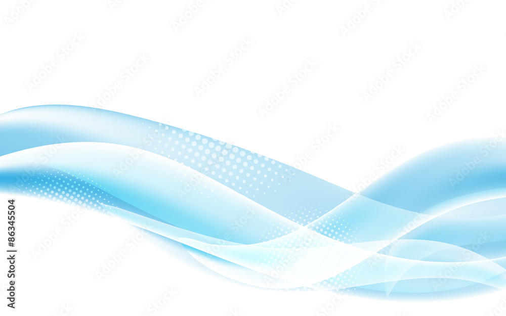 vector blue fluid wave design background Stock Illustration | Adobe Stock