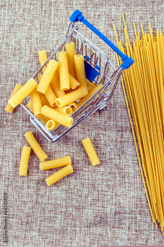 fresh pasta - spachetti maccheroni  photo