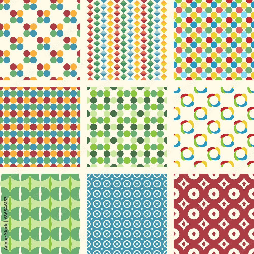 10 seamless patterns set 10 seamless patterns set
