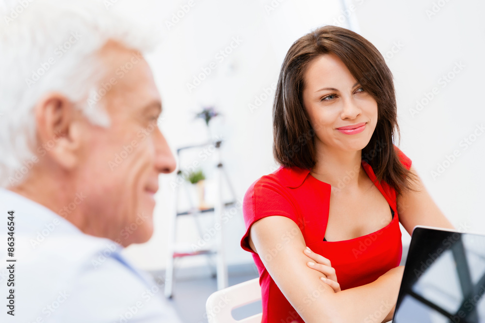 Modern successful business woman Modern successful business woman