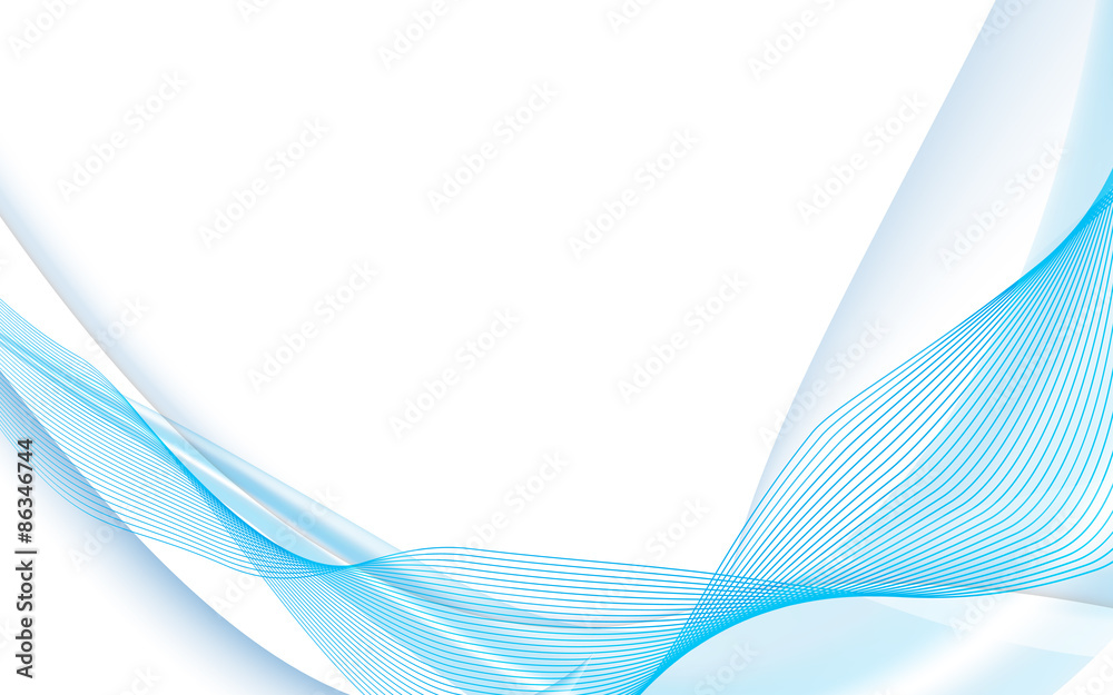 Fototapeta premium vector blue abstract technology concept wave pattern background