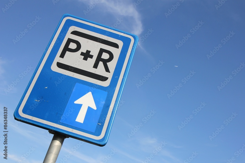 niederländisches Verkehrszeichen: Park and Ride niederländisches Verkehrszeichen: Park and Ride