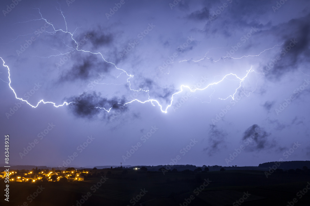 Fototapeta premium Gewitter-2010-2