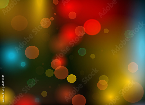 Bright carnival lights