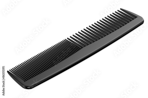 black comb closeup