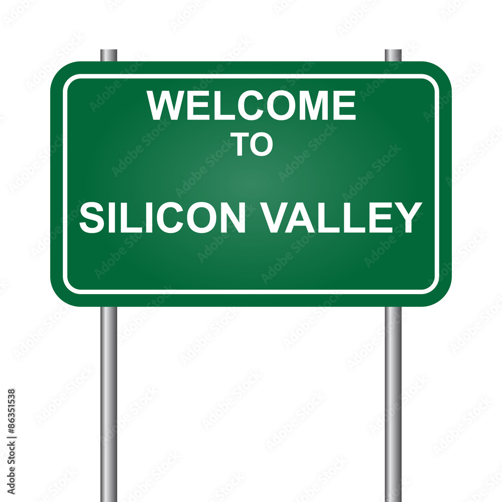 Welcome to Silicon Valley vector Welcome to Silicon Valley vector
