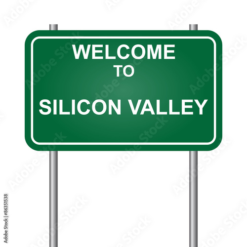 Welcome to Silicon Valley vector