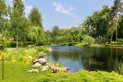 Fototapeta Naklejka Na Ścianę i Meble -  Beautiful lake