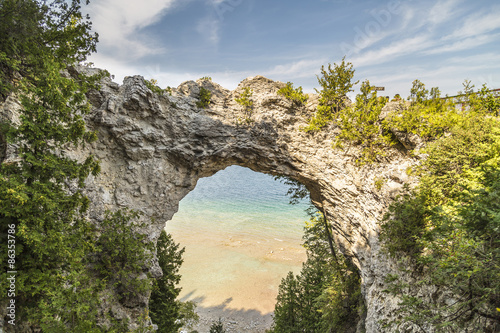 Arch Rock at Mackinac Island, Michigan