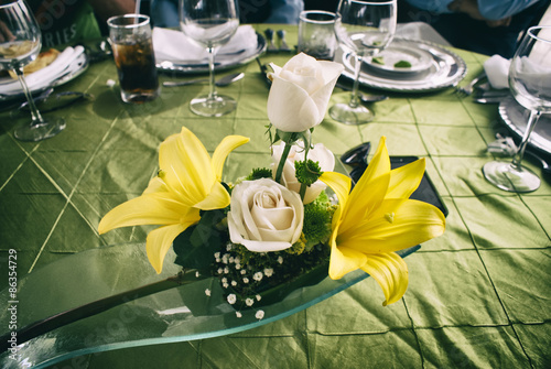 Floral arrangement photo