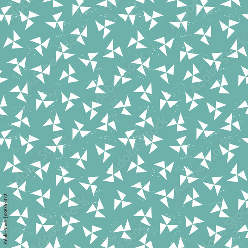 seamless hipster geometric pattern pinwheel teal