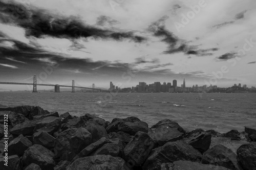 SF Bridge and skyline