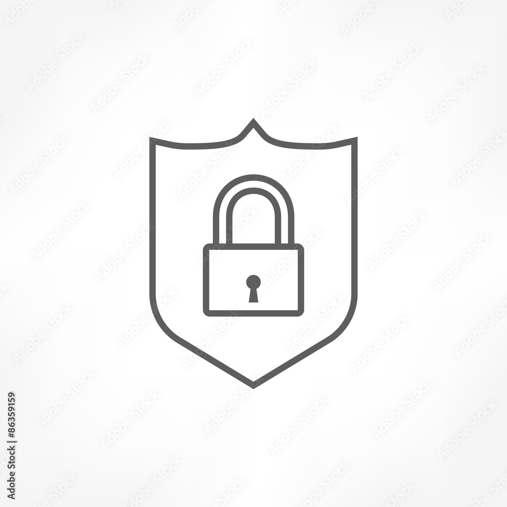 shield lock icon shield lock icon