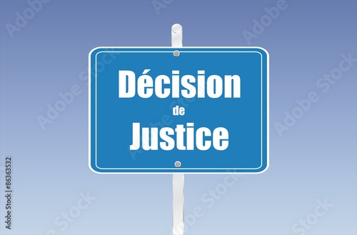 panneau décision de justice 04072015