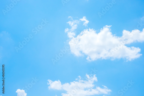 Blue sky and cloud natural background