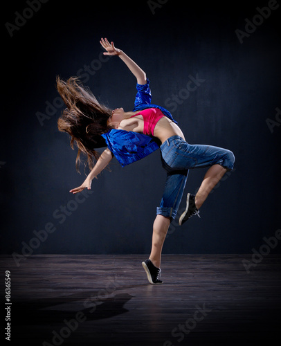 Fototapeta Naklejka Na Ścianę i Meble -  Modern dancer girl (normal ver)