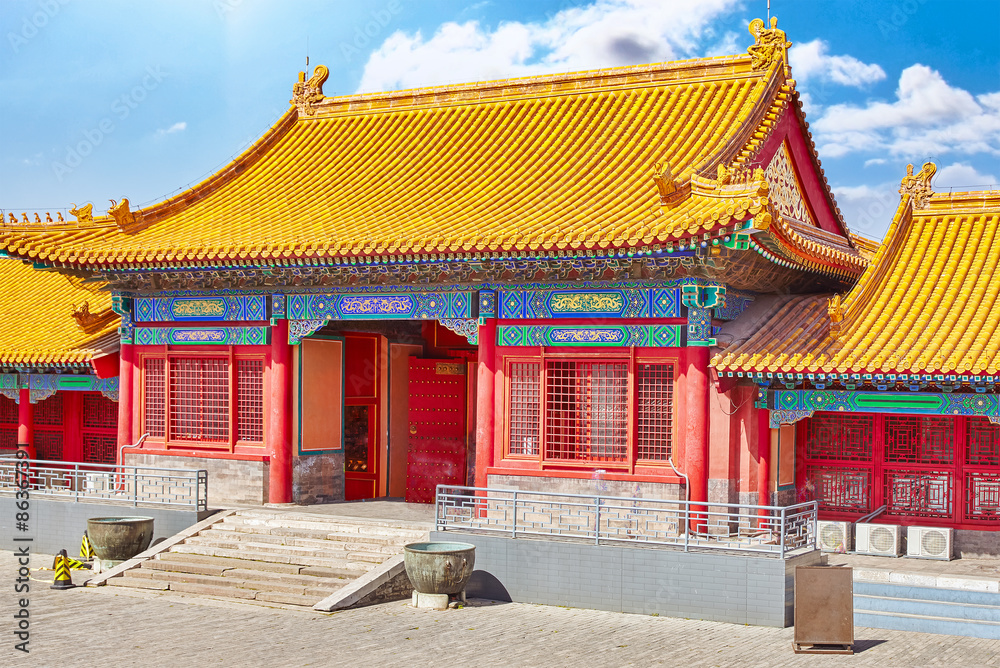 Palaces, pagodas inside the territory of the Forbidden City Muse Palaces, pagodas inside the territory of the Forbidden City Muse