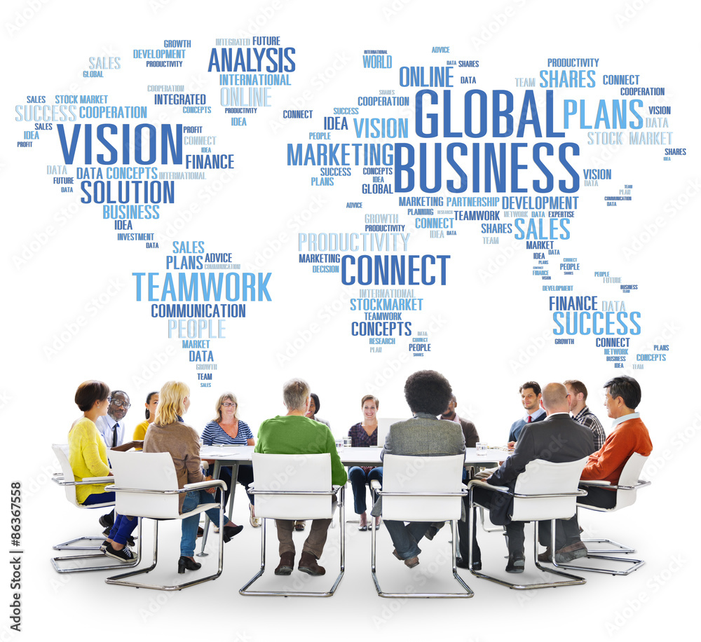 Global Business World Commercial Business People Concept
