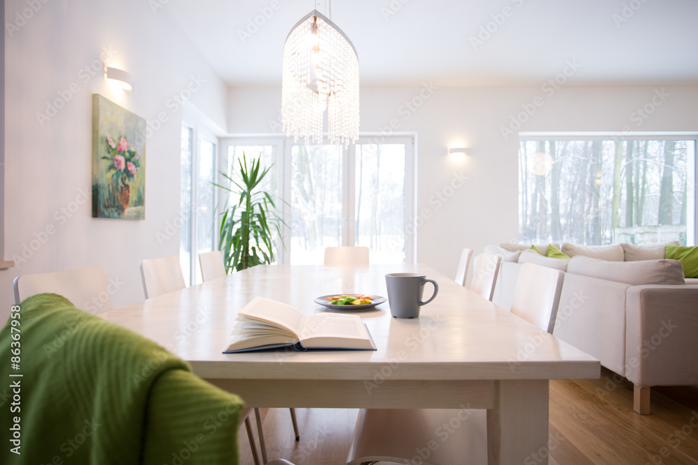 Fototapeta premium Cozy living room interior