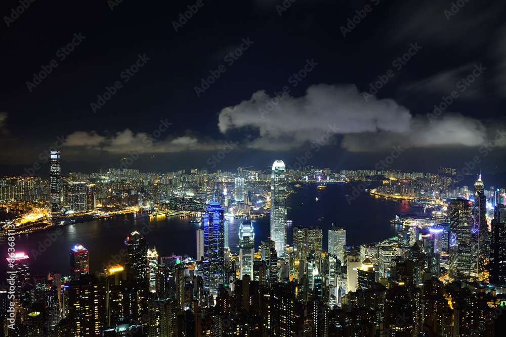 香港の夜景