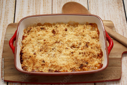 Pear and Apple crumble