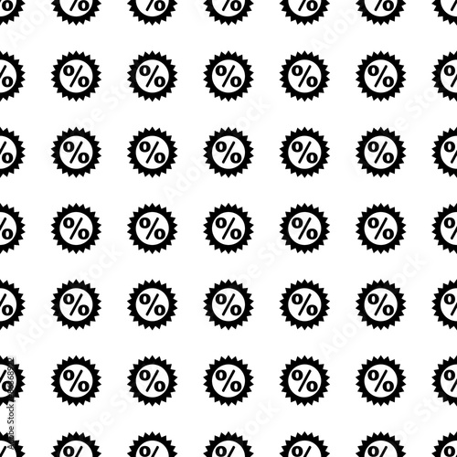 percent seamless pattern. Vector