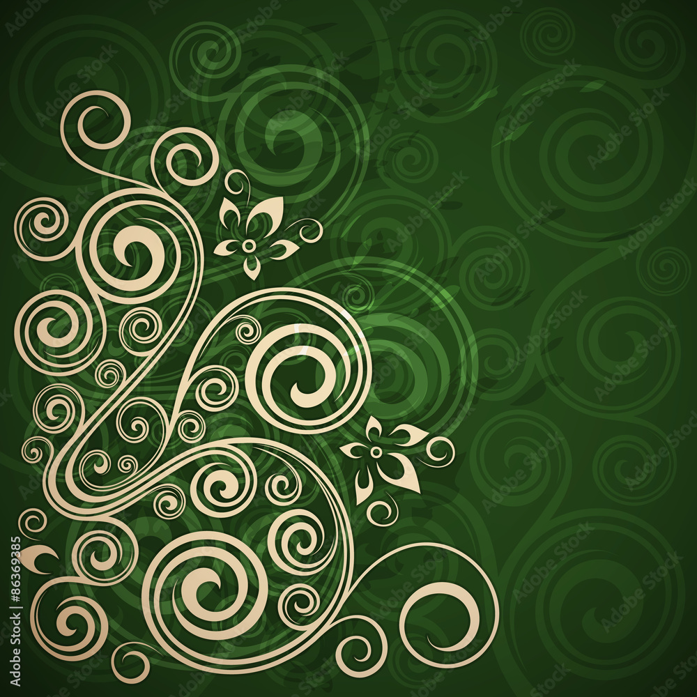 Abstract floral grunge background illustration. Abstract floral grunge background illustration.