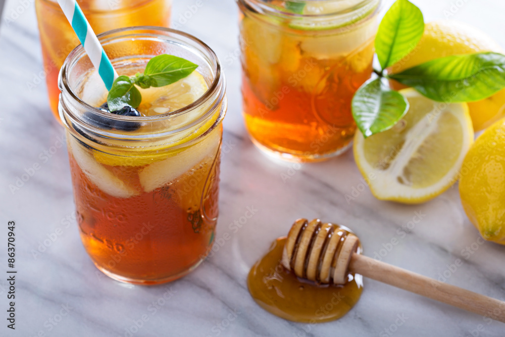 Homemade honey iced tea Homemade honey iced tea