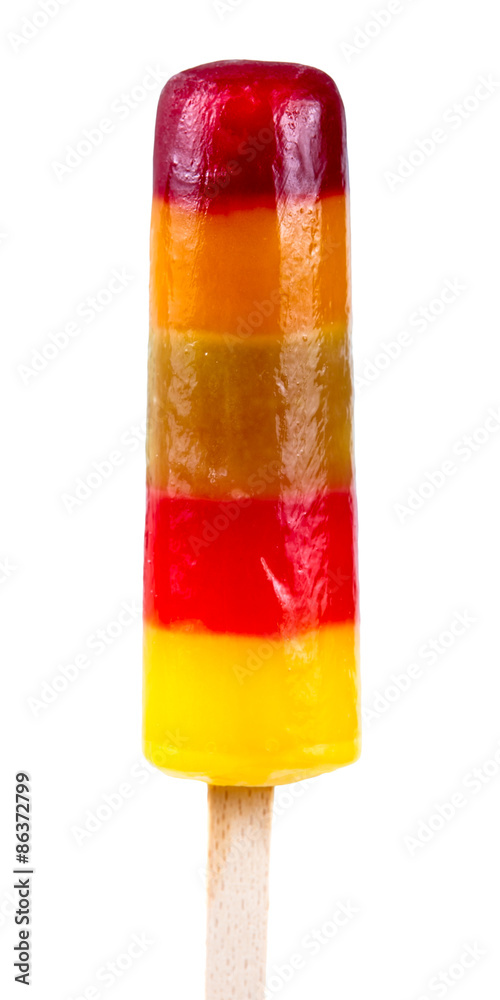 ice cream pops. Isolated on white Background ice cream pops. Isolated on white Background