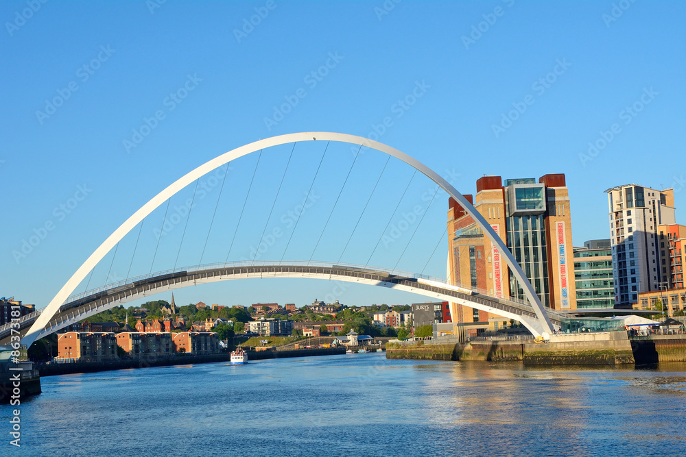 Bridge on Tyne River, Newcastle, England