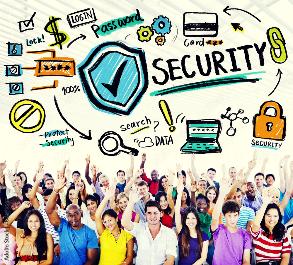 Security Shield Protection Privacy Network Concept Security Shield Protection Privacy Network Concept