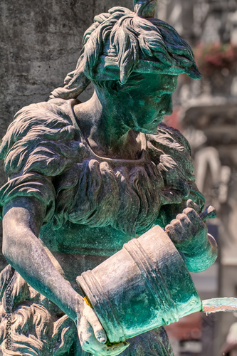 münchen, fischbrunnen, rathaus, marienplatz, brunnen photo