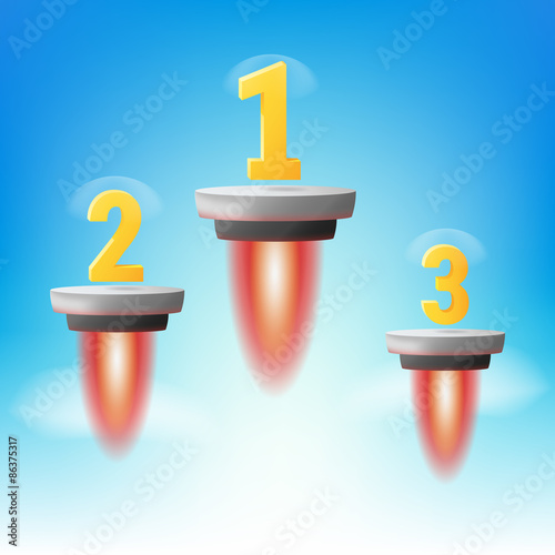 Flame platforms with numeric