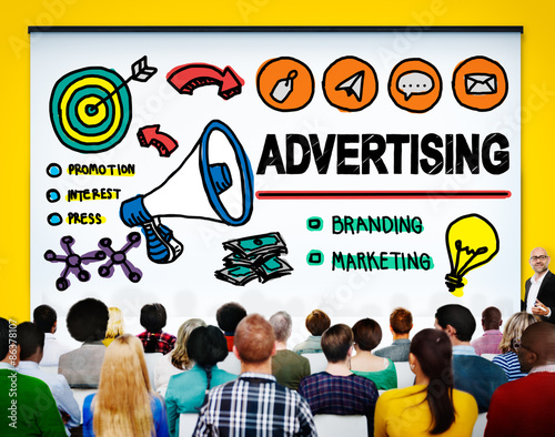 Advertising Commercial Online Marketing Shopping Concept