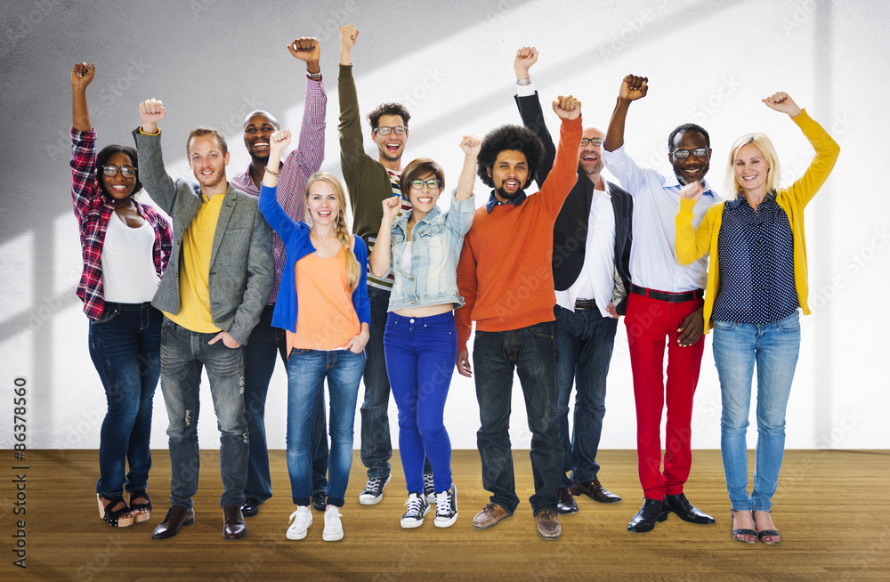 Fototapeta premium Diverse Diversity Ethnic Ethnicity Unity Variation Concept
