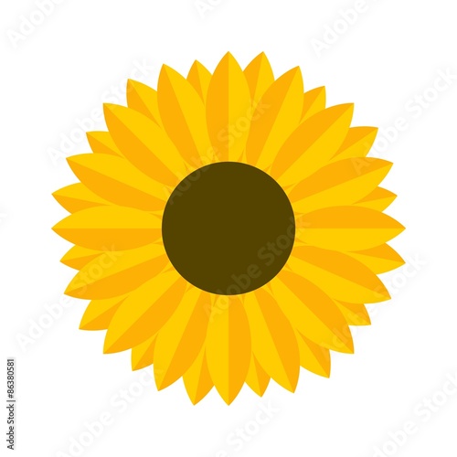 Fototapeta Naklejka Na Ścianę i Meble -  Sunflower icon