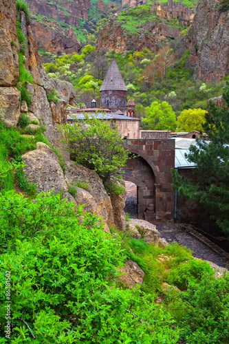 Obraz na płótnie The temple GEGHARD monastery (Armenia) w salonie