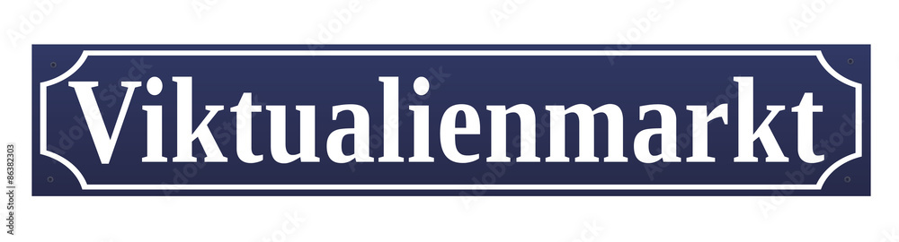 Oktoberfest Marienplatz Viktualienmarkt Straßenschild München