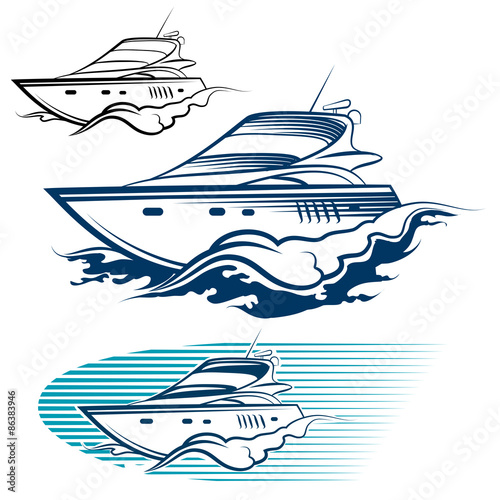 Yacht Emblem set