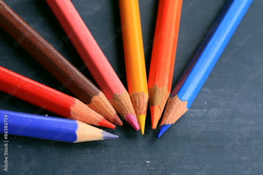 Naklejka premium Colorful pencils