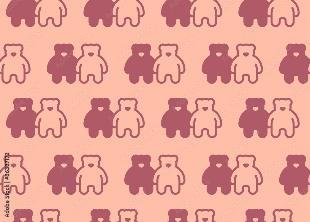 Bears pattern color set Bears pattern color set