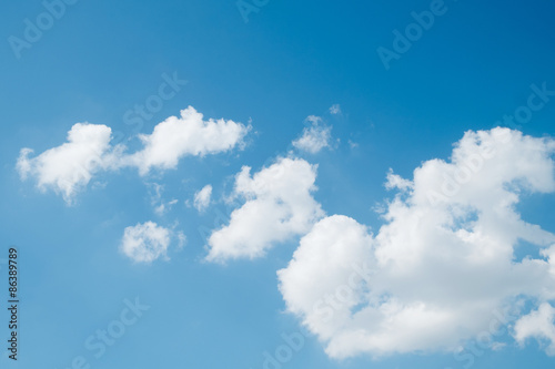 blue sky with clouds