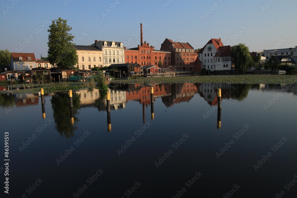 Blick zur Dominsel in Brandenburg an der Havel
