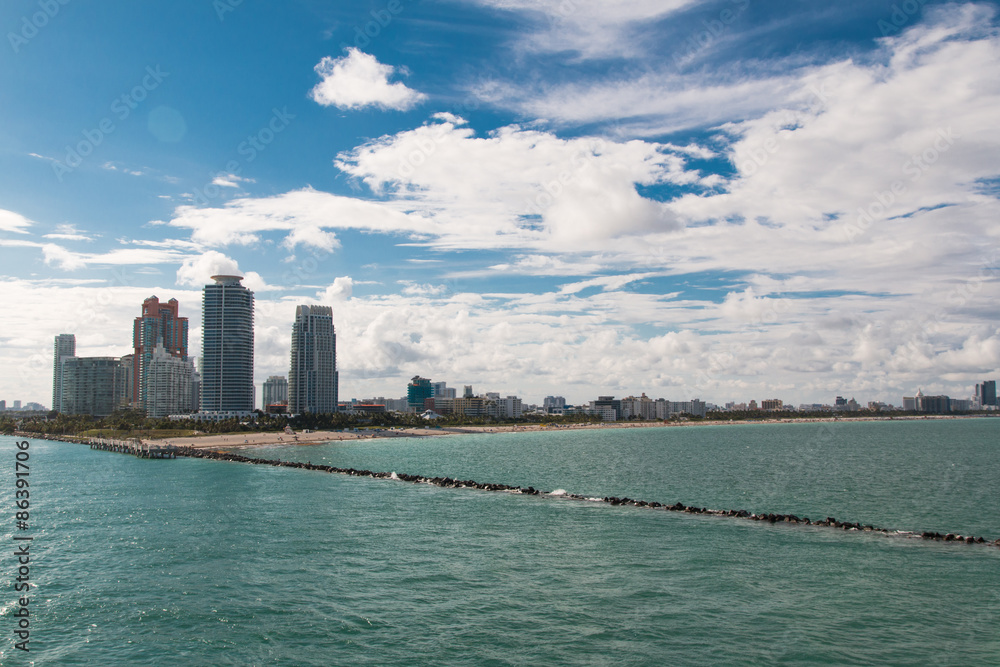 Fototapeta premium Miami Beach three