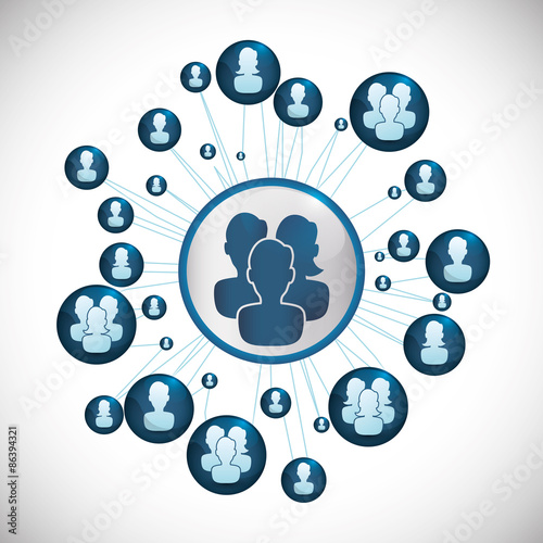 Social network design.
