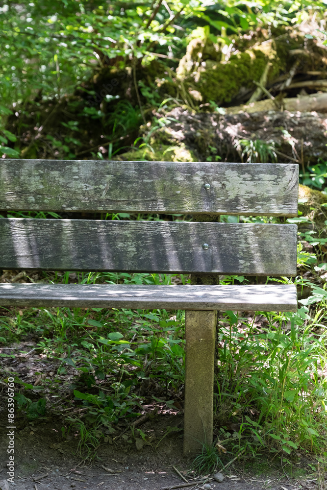 Naklejka premium Sitzbank