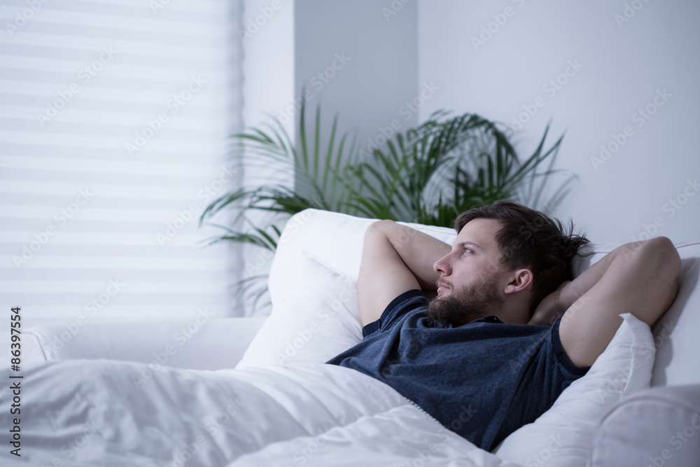 Suffering from insomnia Suffering from insomnia