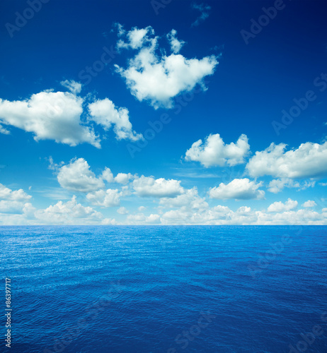 caribbean sea and perfect sky