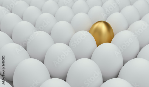 unique golden egg  photo