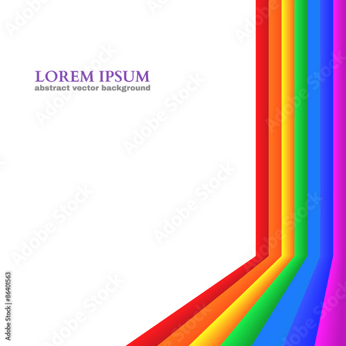 Abstract Rainbow Background. Vector Illustration